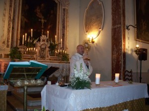 Benedizione alla fine dell'Adorazione